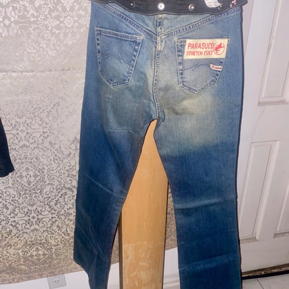 Ladies Parasuco Ergonomic Removable Belt Jeans Sz 27 - Picture 11 of 13